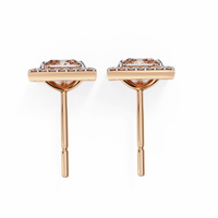 Celestial Princess Halo Lab Grown Diamond Studs - Ophiratbf