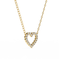 Amora Heart Lab Grown Diamond Pendant - Ophiratbf