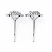 Stellar Floating Halo Lab Grown Diamond Studs - Ophiratbf