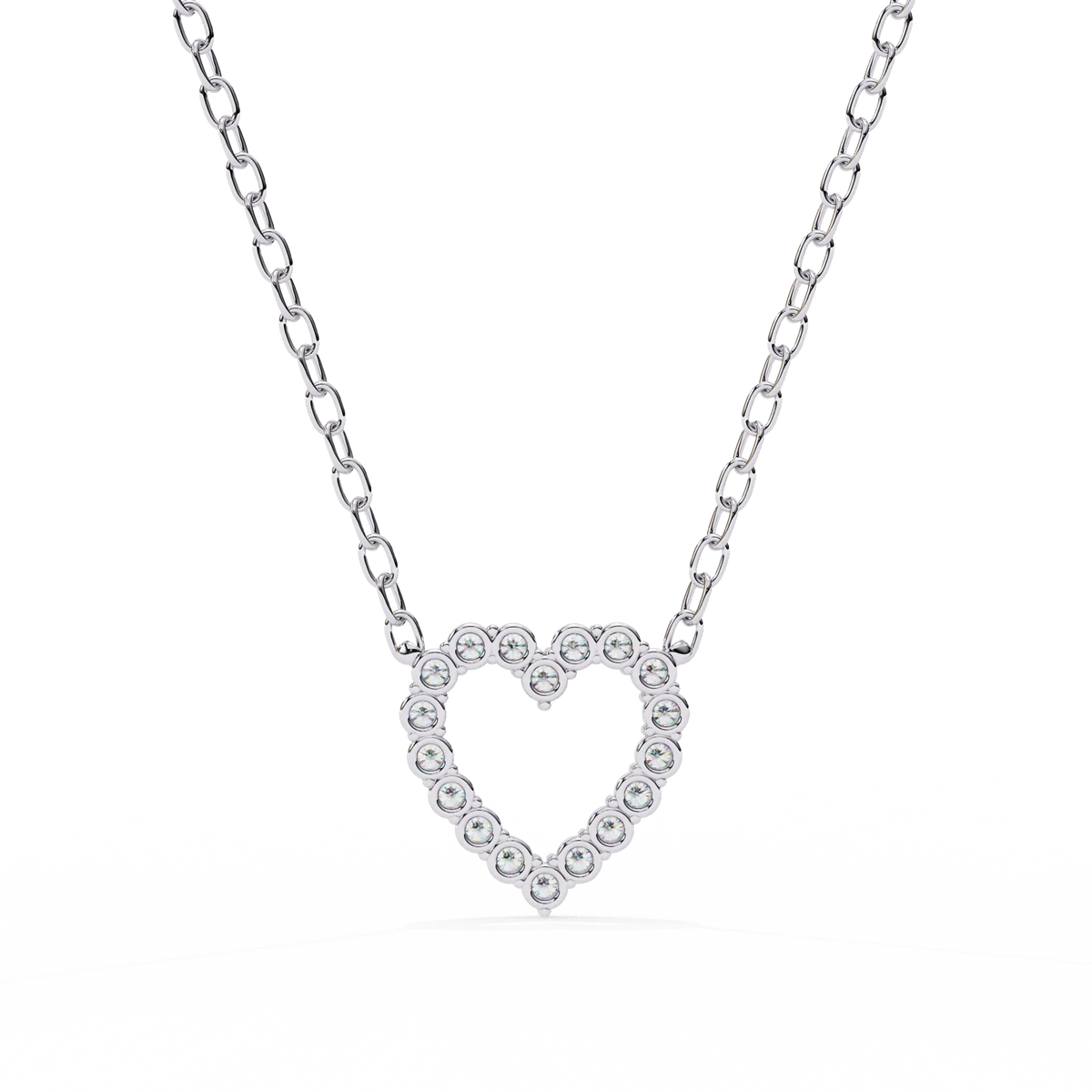 Amora Heart Lab Grown Diamond Pendant - Ophiratbf