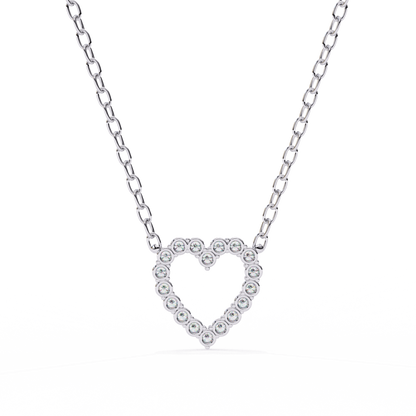 Amora Heart Lab Grown Diamond Pendant