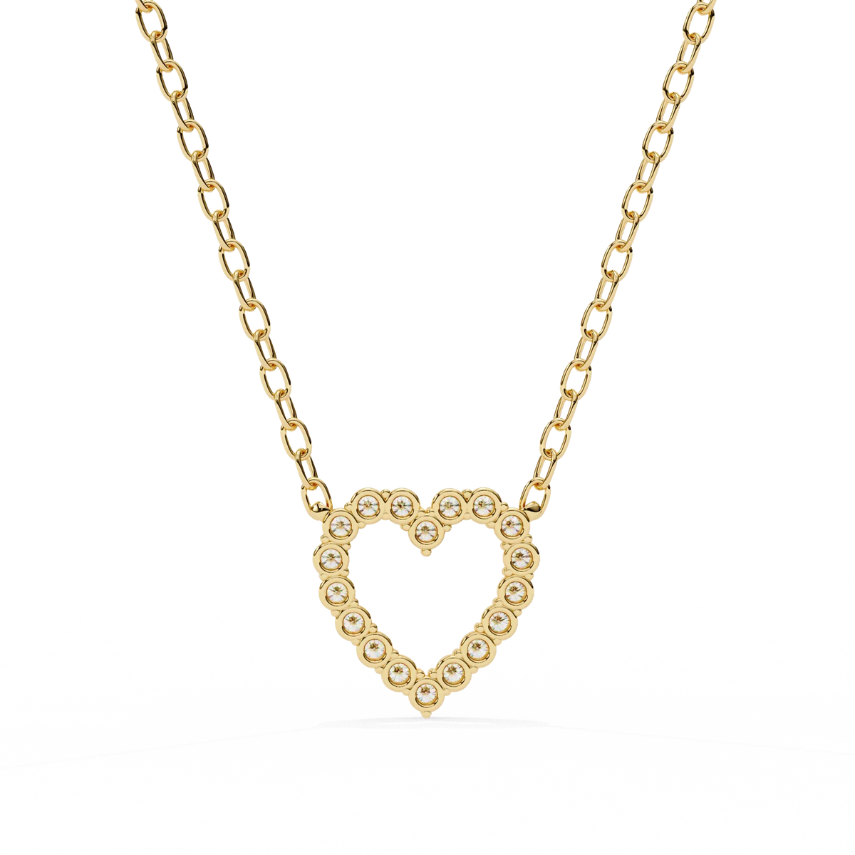 Amora Heart Lab Grown Diamond Pendant - Ophiratbf