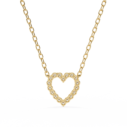 Amora Heart Lab Grown Diamond Pendant