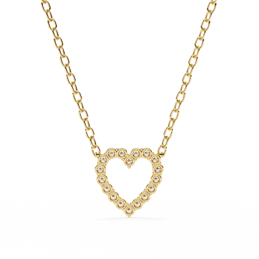 Amora Heart Lab Grown Diamond Pendant