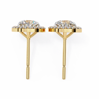 Stellar Floating Halo Lab Grown Diamond Studs - Ophiratbf