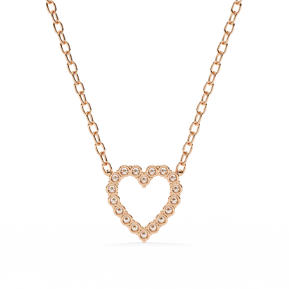 Amora Heart Lab Grown Diamond Pendant