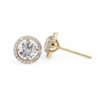 Stellar Floating Halo Lab Grown Diamond Studs - Ophiratbf
