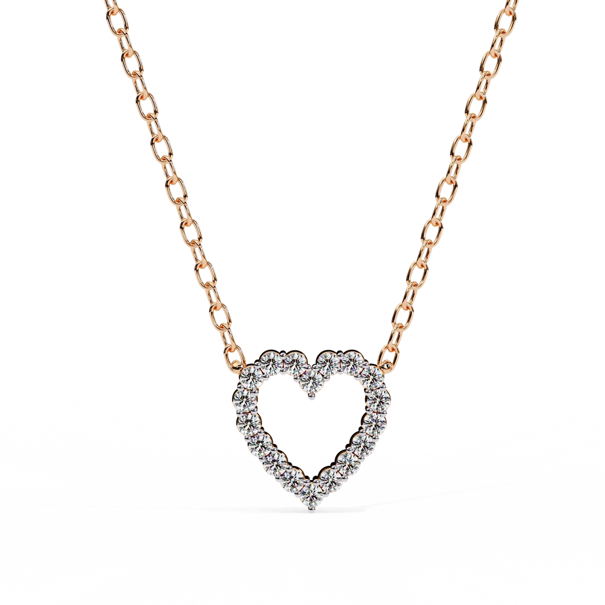 Amora Heart Lab Grown Diamond Pendant - Ophiratbf