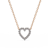 Amora Heart Lab Grown Diamond Pendant - Ophiratbf