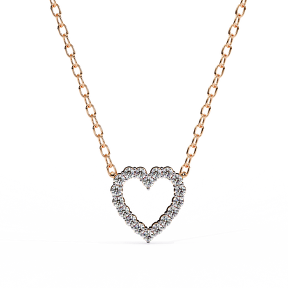 Amora Heart Lab Grown Diamond Pendant