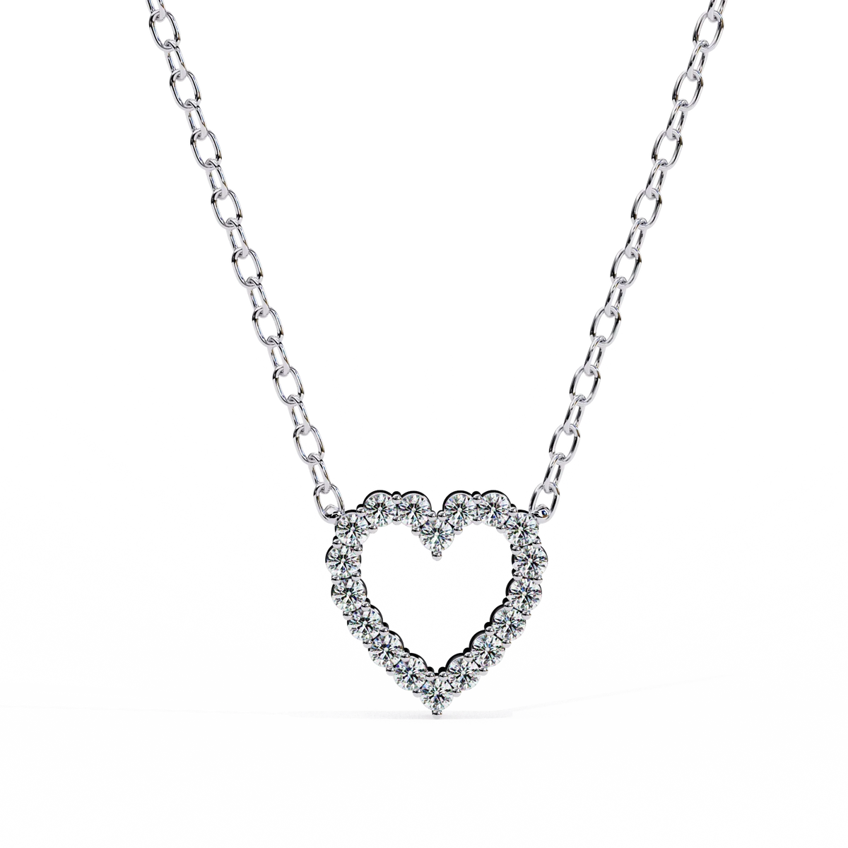 Amora Heart Lab Grown Diamond Pendant - Ophiratbf
