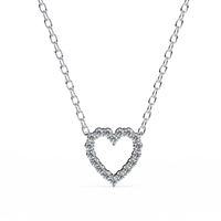 Amora Heart Lab Grown Diamond Pendant - Ophiratbf