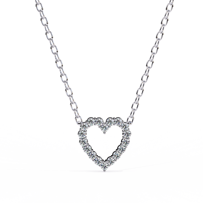 Amora Heart Lab Grown Diamond Pendant