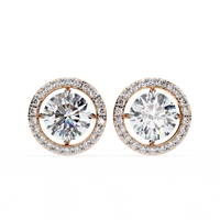 Stellar Floating Halo Lab Grown Diamond Studs - Ophiratbf