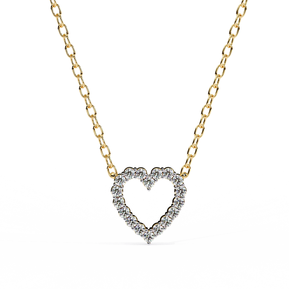 Amora Heart Lab Grown Diamond Pendant - Ophiratbf