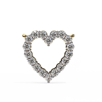 Amora Heart Lab Grown Diamond Pendant - Ophiratbf