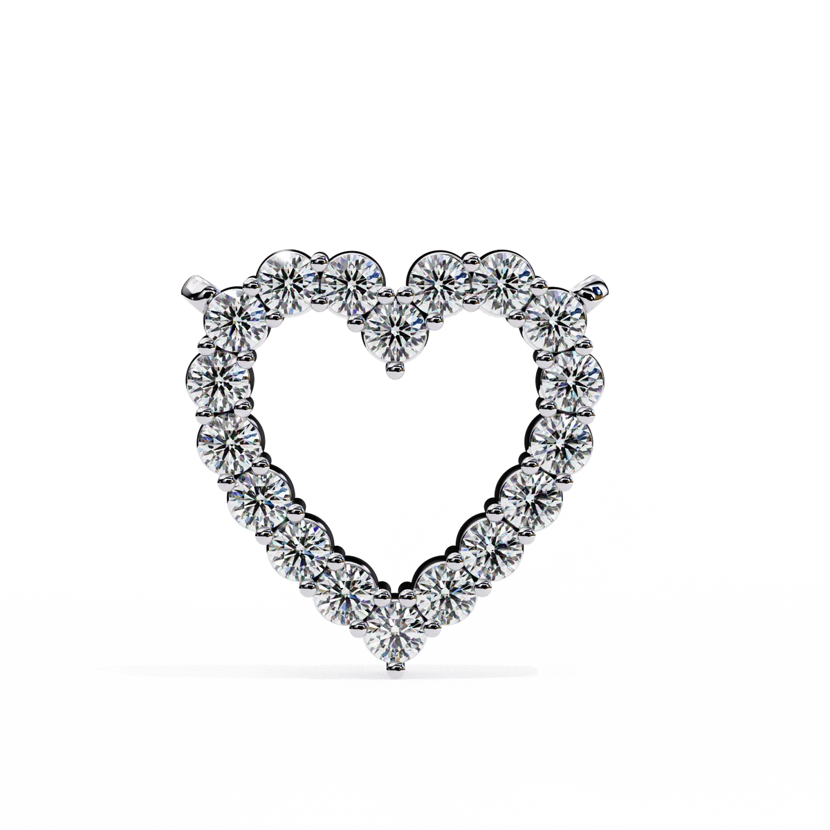 Amora Heart Lab Grown Diamond Pendant - Ophiratbf