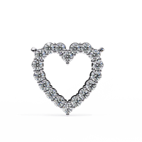 Amora Heart Lab Grown Diamond Pendant - Ophiratbf