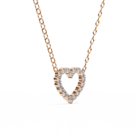 Amora Heart Lab Grown Diamond Pendant - Ophiratbf