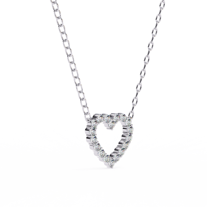 Amora Heart Lab Grown Diamond Pendant