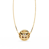 Solstice Halo Lab Grown Diamond Pendant - Ophiratbf