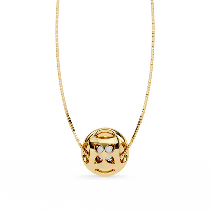 Solstice Halo Lab Grown Diamond Pendant