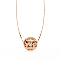 Solstice Halo Lab Grown Diamond Pendant - Ophiratbf