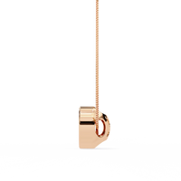 Solstice Halo Lab Grown Diamond Pendant - Ophiratbf
