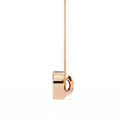 Solstice Halo Lab Grown Diamond Pendant