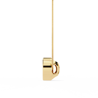 Solstice Halo Lab Grown Diamond Pendant - Ophiratbf