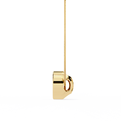 Solstice Halo Lab Grown Diamond Pendant