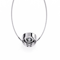 Solstice Halo Lab Grown Diamond Pendant - Ophiratbf