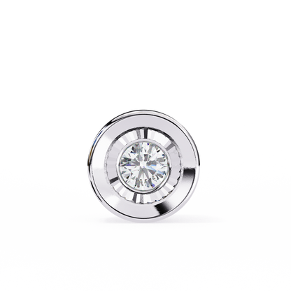 Solstice Halo Lab Grown Diamond Pendant