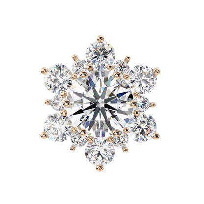 Blossom Cluster Lab Grown Diamond Studs