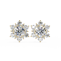 Blossom Cluster Lab Grown Diamond Studs - Ophiratbf