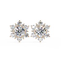 Blossom Cluster Lab Grown Diamond Studs - Ophiratbf