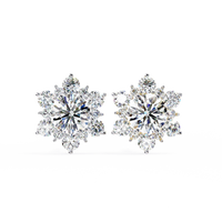 Blossom Cluster Lab Grown Diamond Studs - Ophiratbf