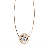 Solstice Halo Lab Grown Diamond Pendant - Ophiratbf