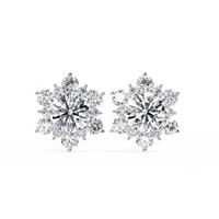 Blossom Cluster Lab Grown Diamond Studs - Ophiratbf