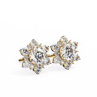 Blossom Cluster Lab Grown Diamond Studs - Ophiratbf