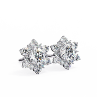 Blossom Cluster Lab Grown Diamond Studs - Ophiratbf