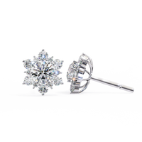 Blossom Cluster Lab Grown Diamond Studs - Ophiratbf