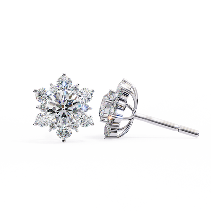 Blossom Cluster Lab Grown Diamond Studs
