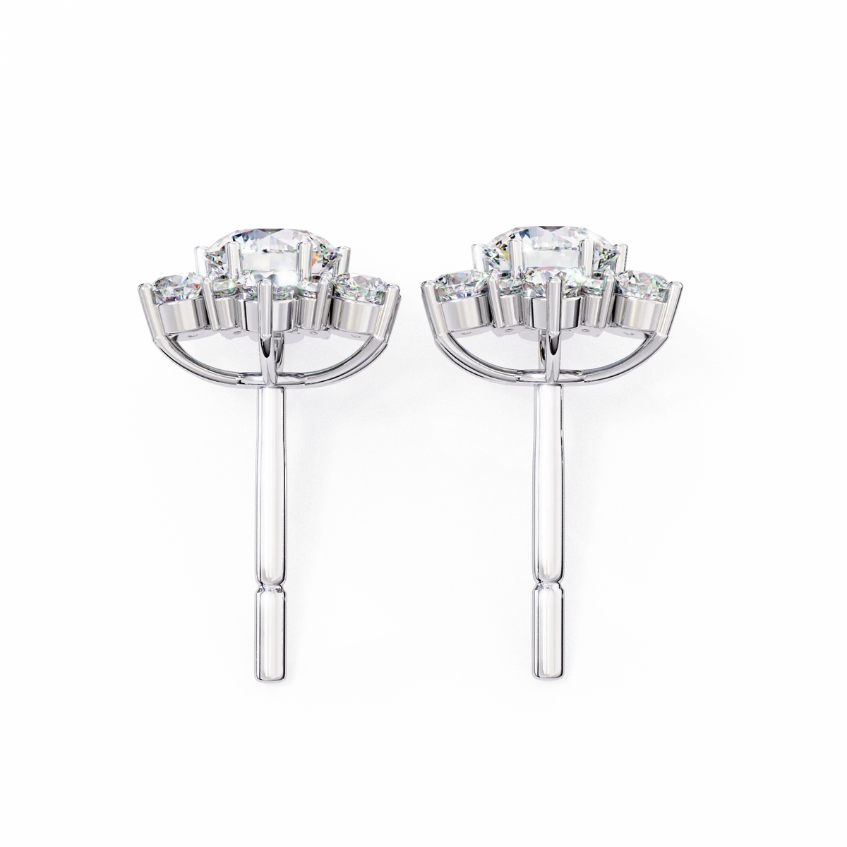 Blossom Cluster Lab Grown Diamond Studs - Ophiratbf