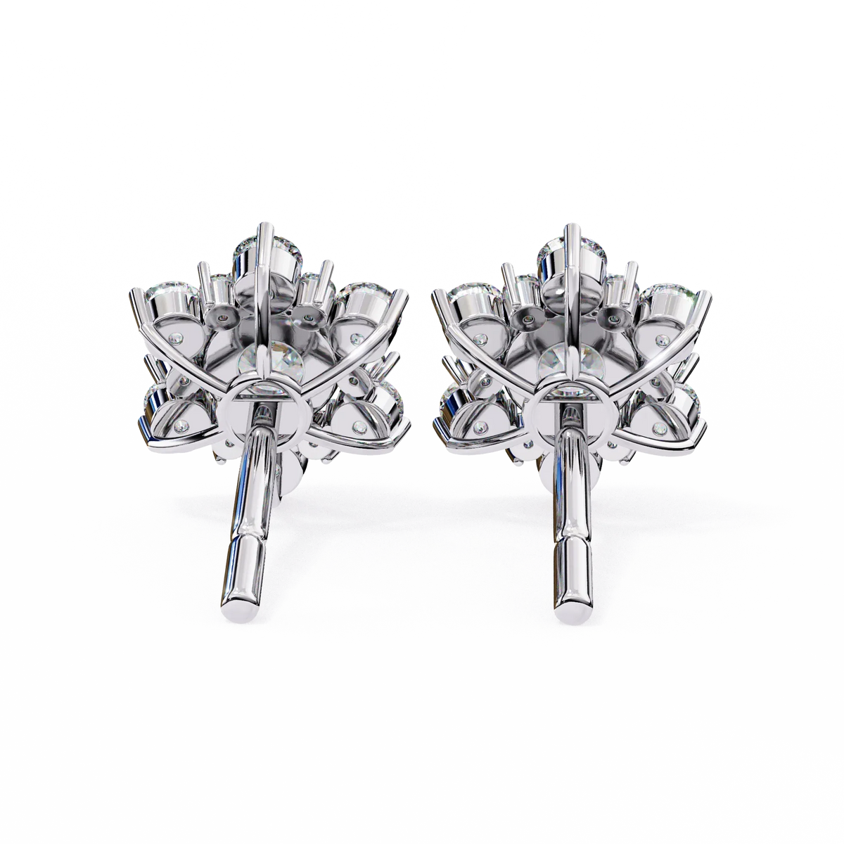 Blossom Cluster Lab Grown Diamond Studs - Ophiratbf