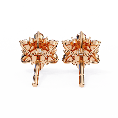 Blossom Cluster Lab Grown Diamond Studs