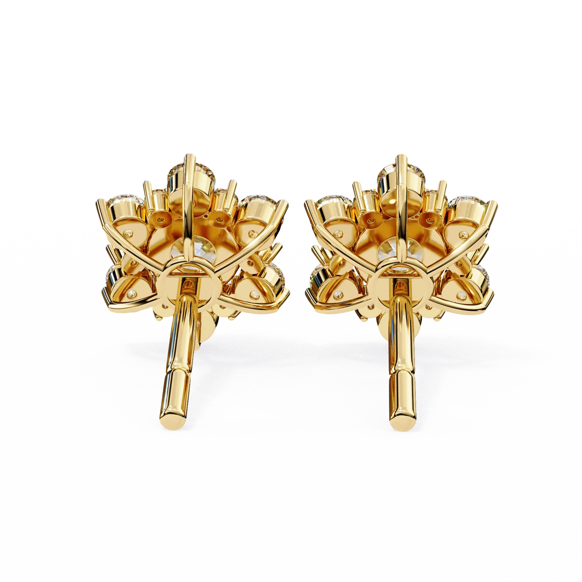 Blossom Cluster Lab Grown Diamond Studs - Ophiratbf