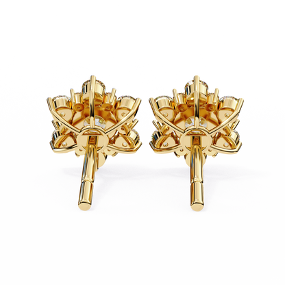 Blossom Cluster Lab Grown Diamond Studs