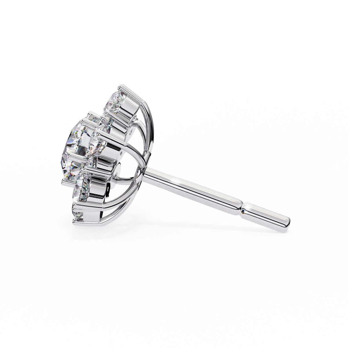 Blossom Cluster Lab Grown Diamond Studs - Ophiratbf