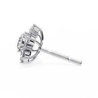 Blossom Cluster Lab Grown Diamond Studs - Ophiratbf